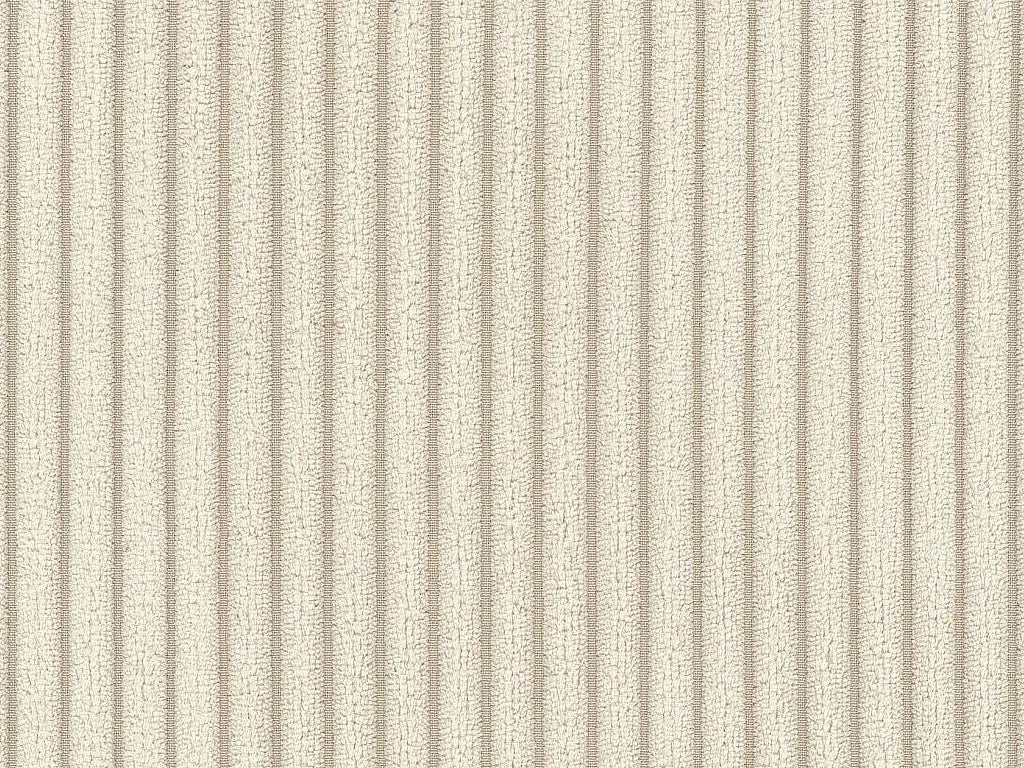 Canapé Panoramique d'Angle Convertible en Velours Côtelé Beige - NESSARO