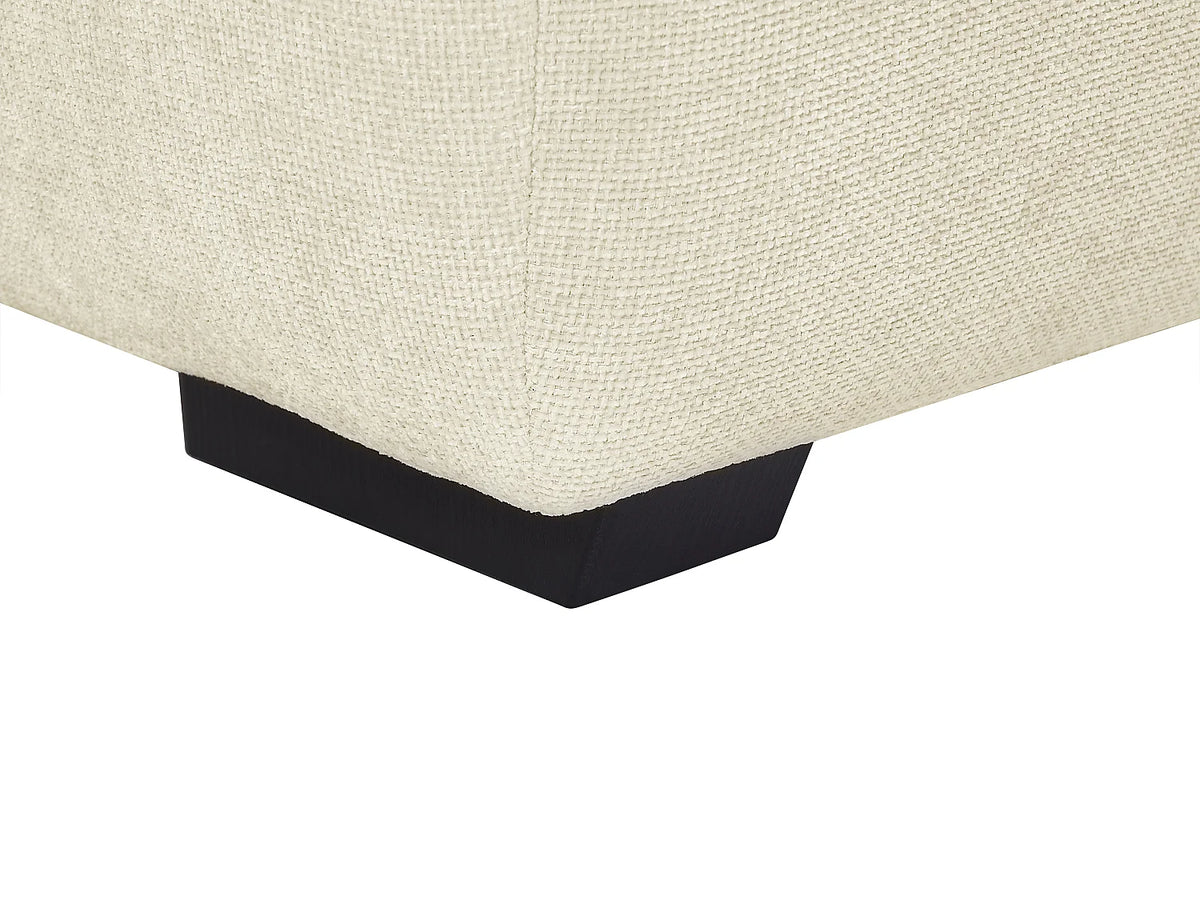 Canapé Panoramique d'Angle XXL en Tissu Beige - BERENIA
