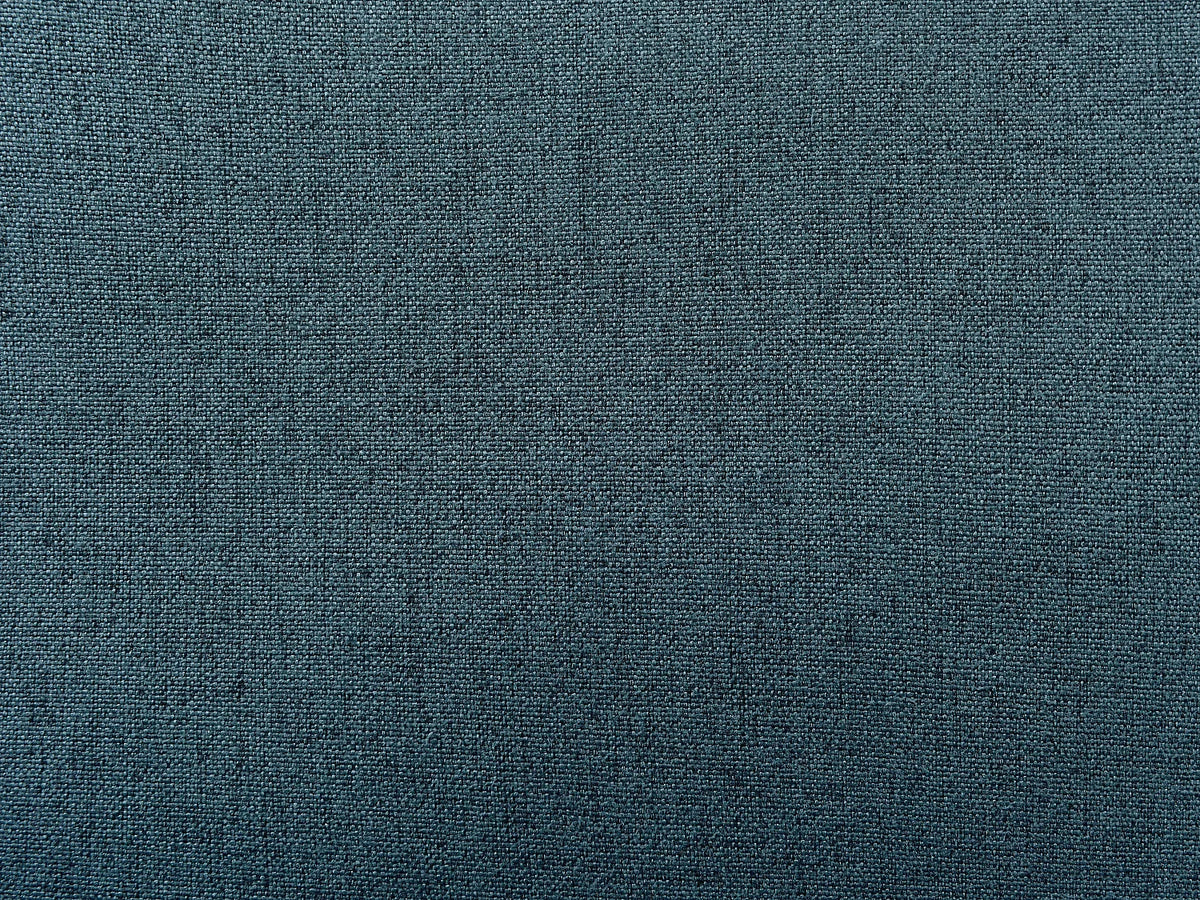Canapé Panoramique d'Angle Convertible en Tissu Bleu canard - KORI