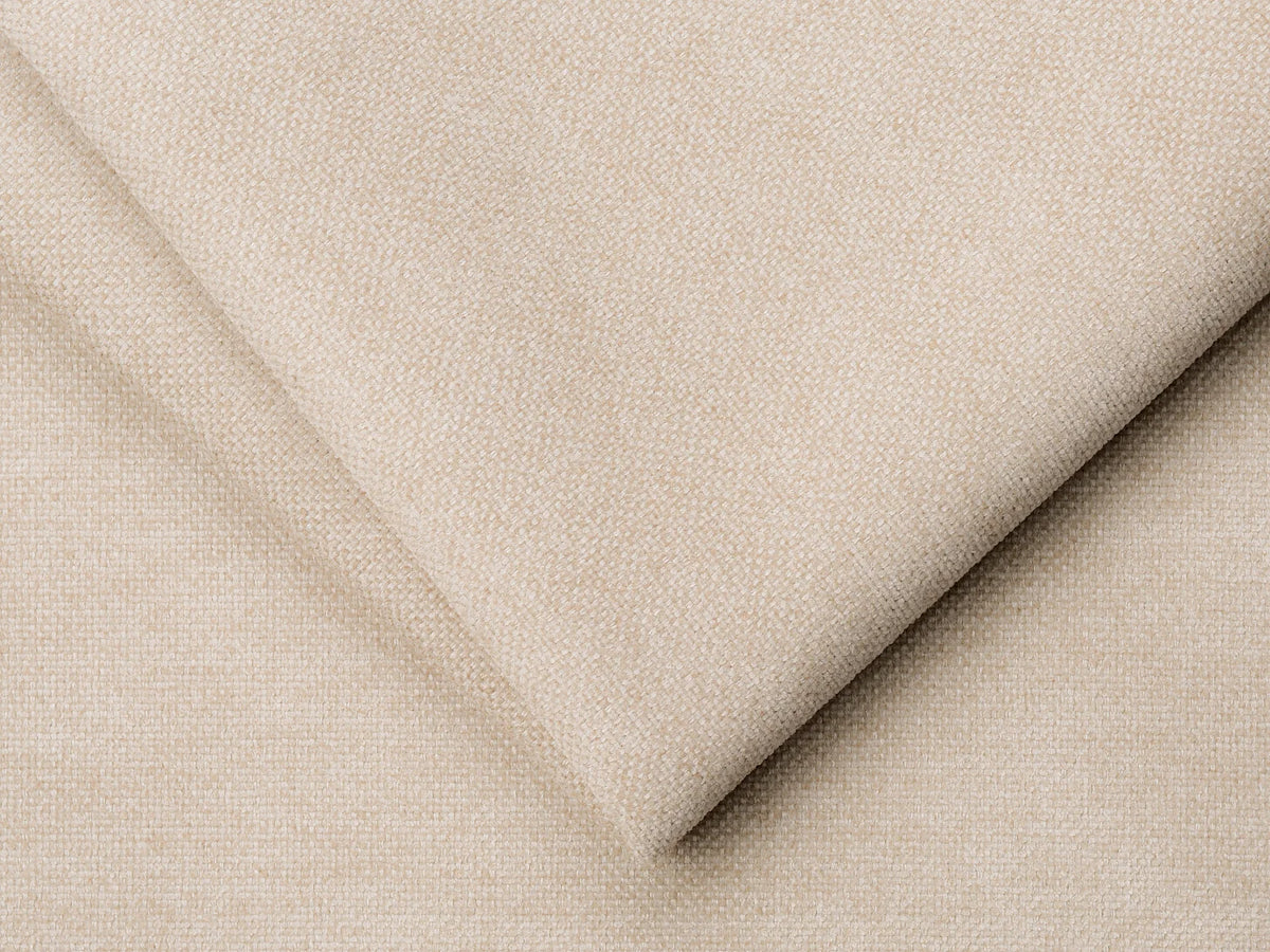 Canapé Panoramique d'Angle XXL Modulable en Tissu Beige - POGNI