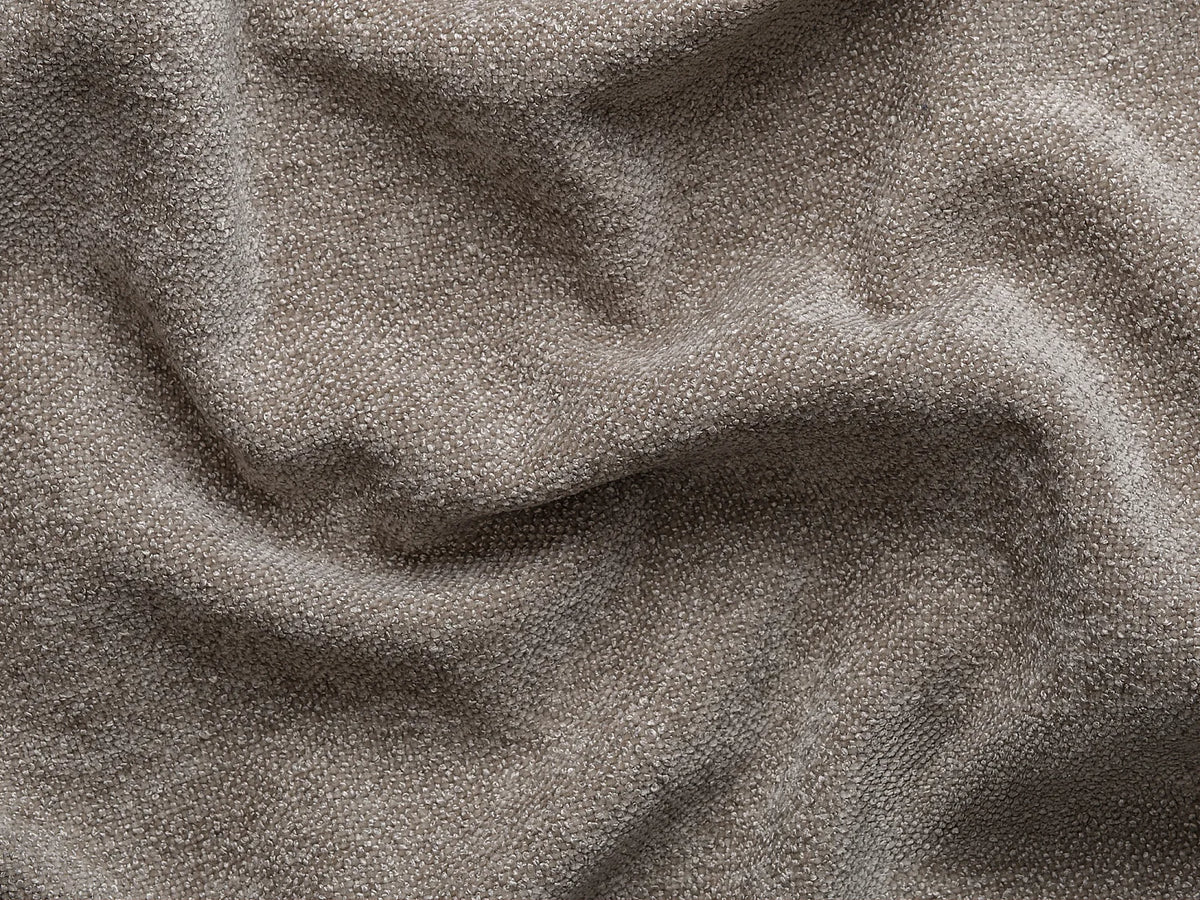 Canapé Panoramique d'Angle XXL Modulable en Chenille Taupe - CAMILIO