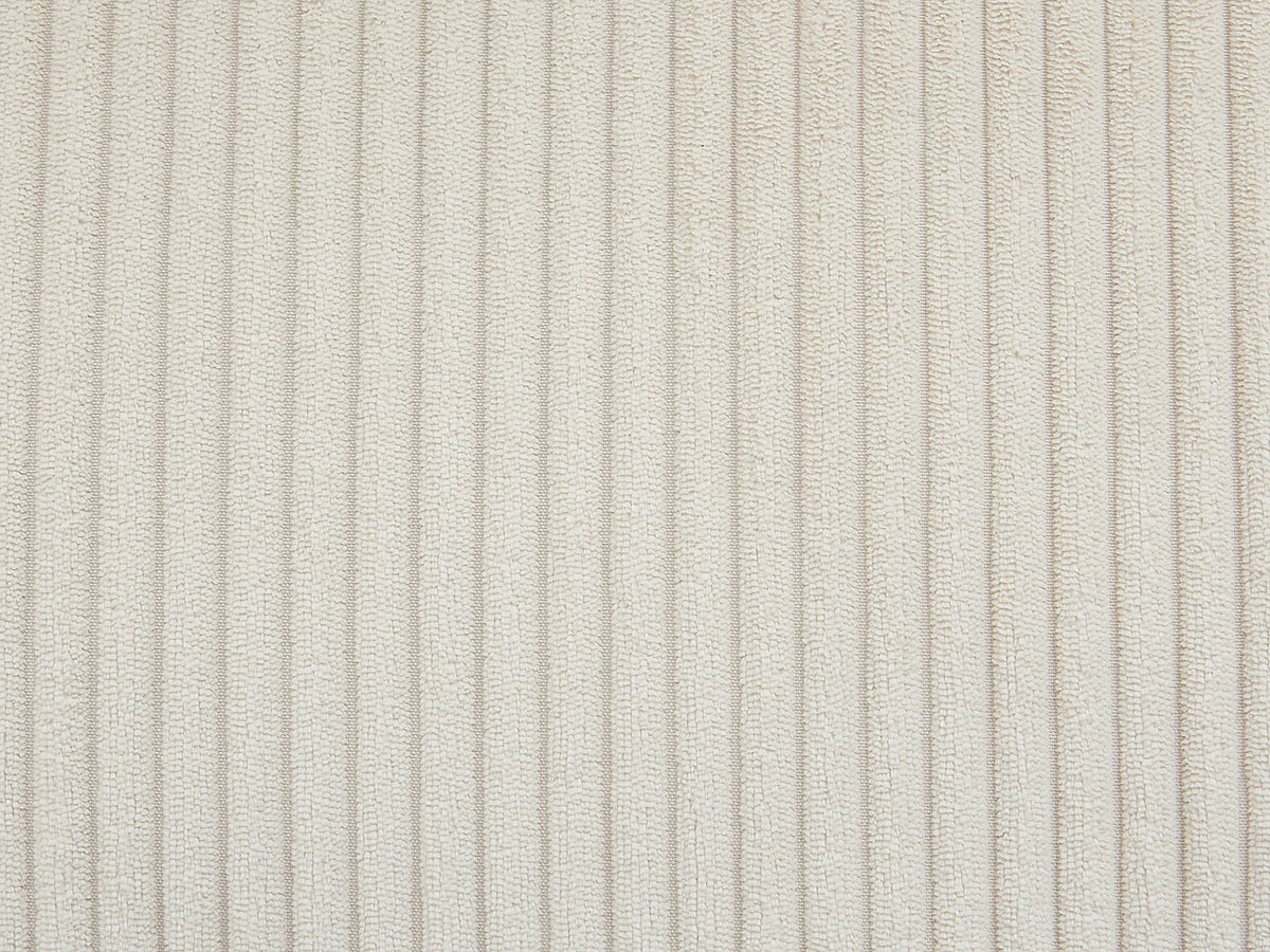 Canapé Panoramique d'Angle XXL en Velours Côtelé Beige - SPERONE