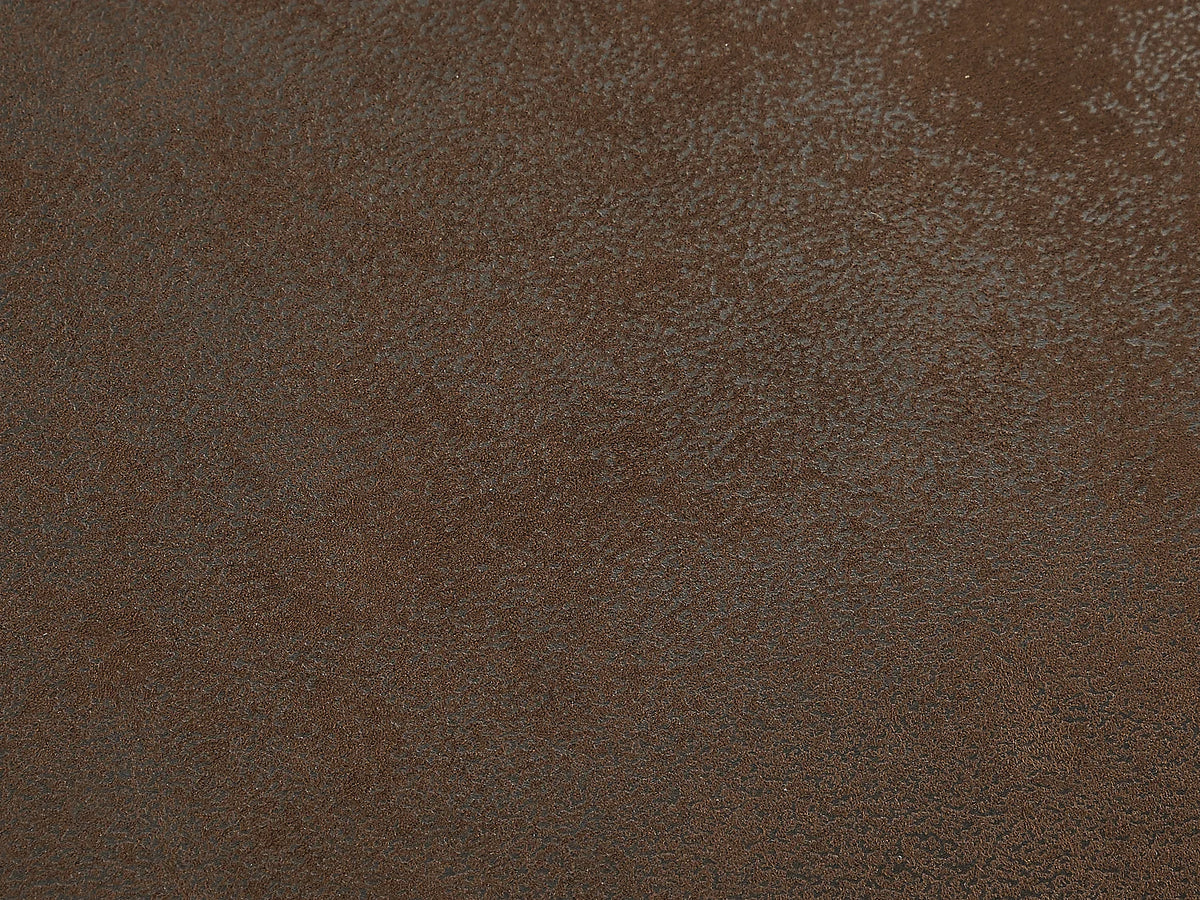 Canapé Panoramique d'Angle en Microfibre Marron - CHESTERFIELD