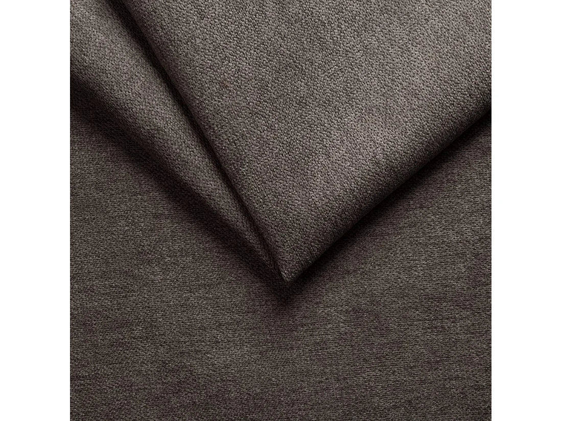 Canapé Panoramique d'Angle en Microfibre Marron 7 Places - ZOE