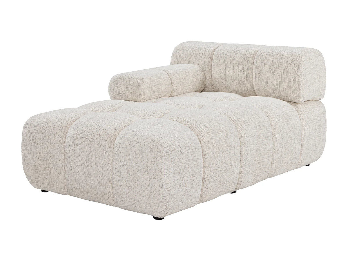 Canapé Panoramique d'Angle XXL Modulable en Tissu Beige - FACIVIL