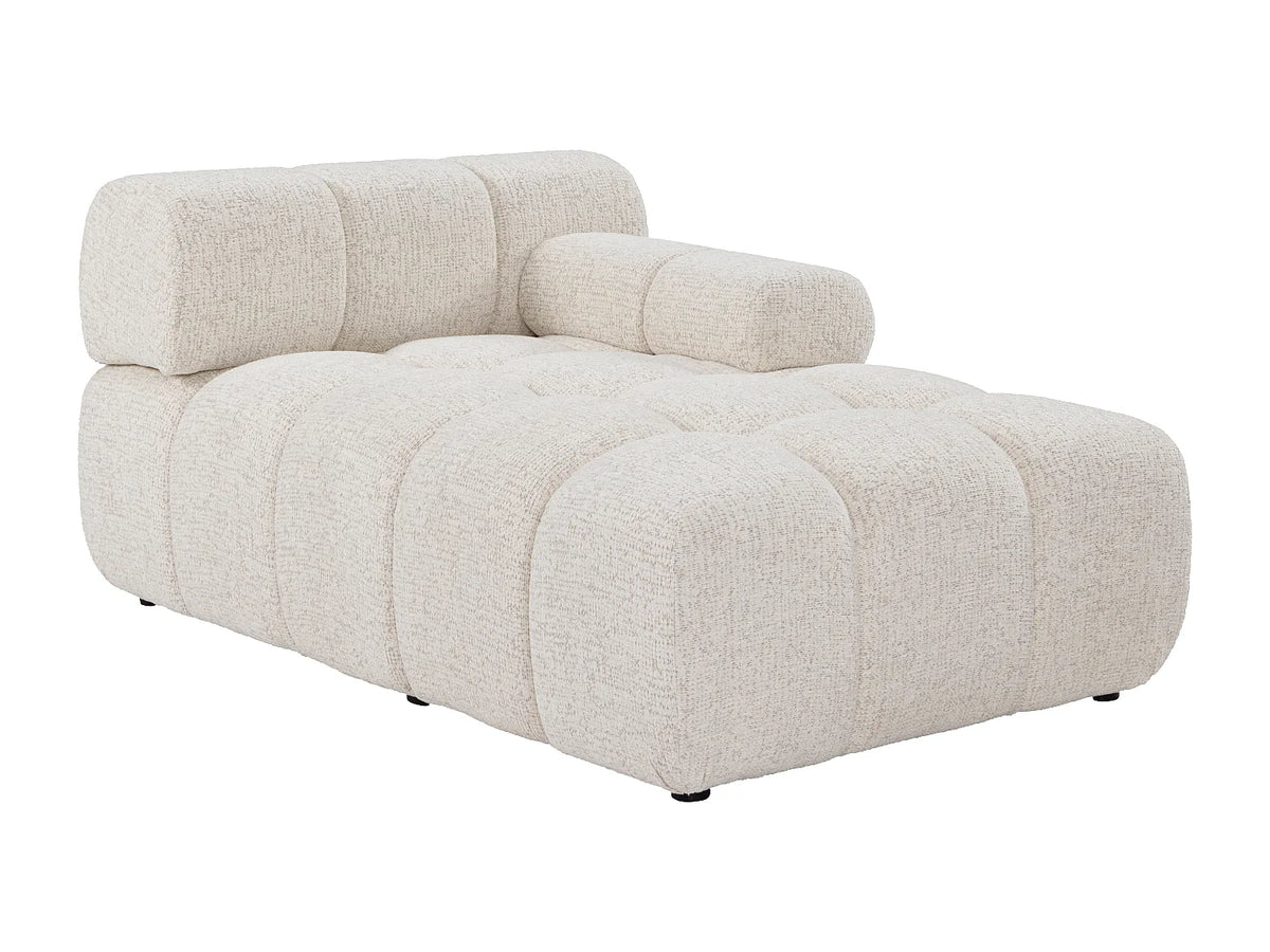 Canapé Panoramique d'Angle XXL Modulable en Tissu Beige - FACIVIL